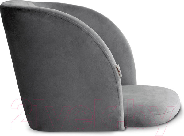 Изображение товара Стул барный Sheffilton SHT-ST33/S137 (угольно-серый/стальной/черный муар)