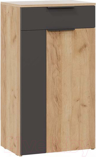 Изображение товара Тумба для обуви ТриЯ Асти НМ (дуб крафт золотой/антрацит)