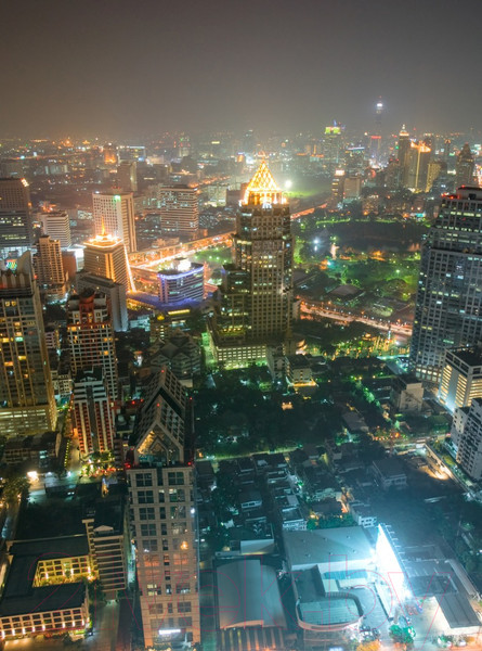 Изображение товара Фотообои листовые ФабрикаФресок Ночной Город. Ночной Бангкок. Азия / 1102270 (200x270)