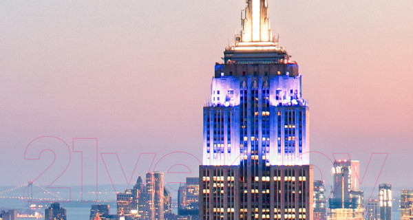 Изображение товара Фотообои листовые ФабрикаФресок Вечерний Нью-Йорк. Вечерний Город / 1122270 (200x270)