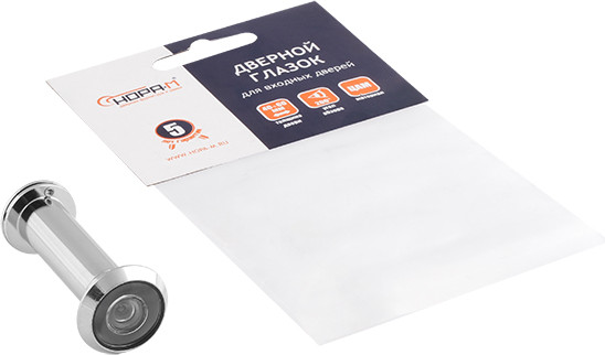 Изображение товара Глазок дверной Нора-М №2Ц/16/200/60-105 (хром)