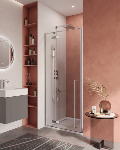 Изображение товара Душевая дверь Cezares Liner-B-12-120-C-Cr-L