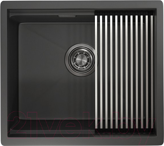 Изображение товара Мойка кухонная GRANULA KS-5045U (черный матовый)