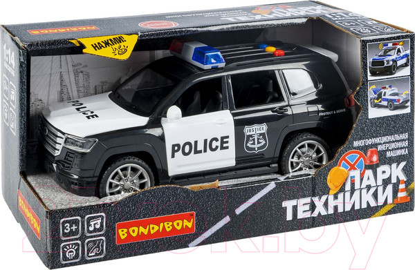 Изображение товара Автомобиль игрушечный Bondibon Полиция внедорожник / ВВ6089