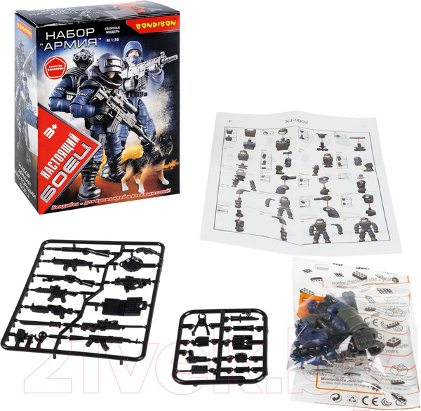 Изображение товара Фигурка игровая Bondibon Настоящий боец Спецназовец / ВВ6203