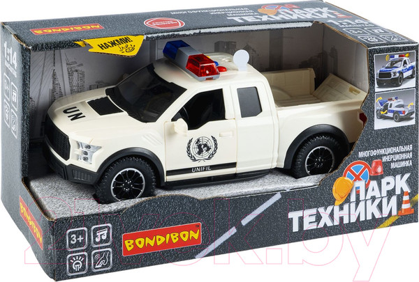 Изображение товара Автомобиль игрушечный Bondibon Пикап полиция / ВВ6088