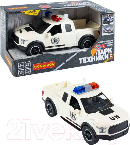 Изображение товара Автомобиль игрушечный Bondibon Пикап полиция / ВВ6088