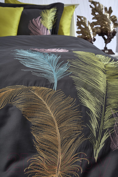 Изображение товара Комплект постельного белья Dantela Vita Iz с вышивкой 200x220 / 11562 (фисташковый)