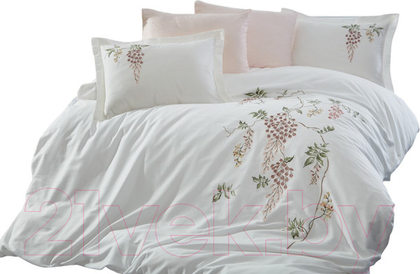 Изображение товара Комплект постельного белья Dantela Vita Salkim с вышивкой 200x220 / 11693