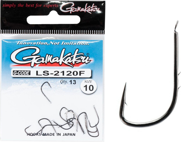 Набор крючков рыболовных Gamakatsu LS-2120F New Label Hooks Black / 147997-010 (13шт) — фото 5