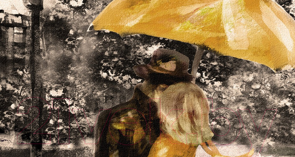 Изображение товара Фотообои листовые ФабрикаФресок Живопись. Акварельный Лондон. Бигбен / 1184270 (400x270)