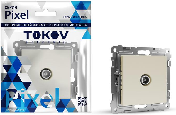 Изображение товара Розетка Tokov Electric Pixel TKE-PX-A1C-C02
