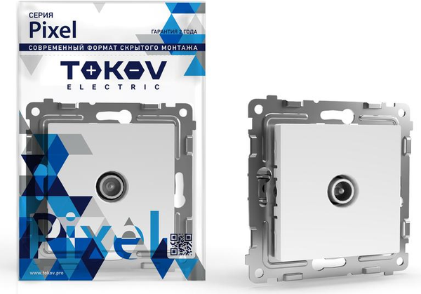 Изображение товара Розетка Tokov Electric Pixel TKE-PX-A1C-C01
