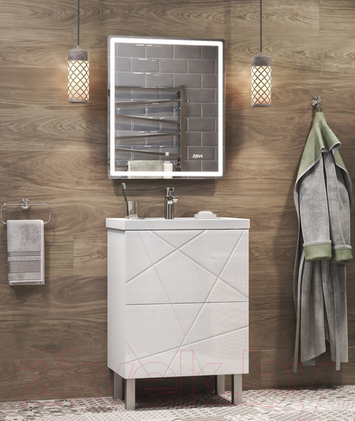 Изображение товара Тумба под умывальник Vigo Geometry 500-0-2