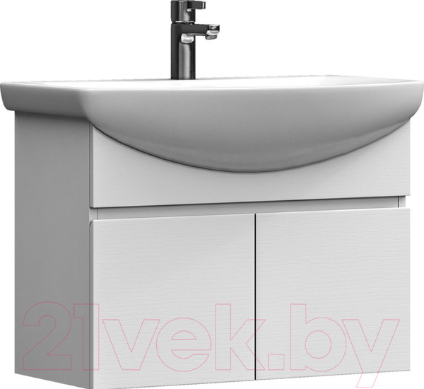 Изображение товара Тумба под умывальник Vigo Wing 700-0-2 (подвесная, белый)