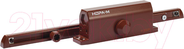 Изображение товара Доводчик с каналом скольжения Нора-М Isparus Slider 450 (коричневый)