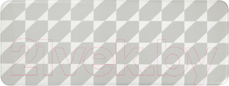 Изображение товара Коврик Ikea Гонгпассаж 705.730.81 (0.45x1.2, серый/белый)