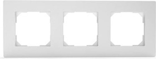 Изображение товара Рамка для выключателей и розеток Tokov Electric Pixel TKE-PX-RM3-C01 (белый)