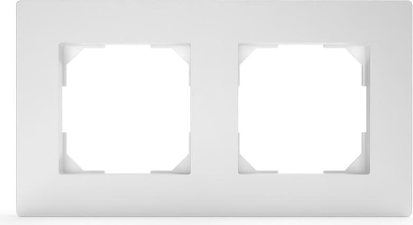 Изображение товара Рамка для выключателей и розеток Tokov Electric Pixel TKE-PX-RM2-C01 (белый)