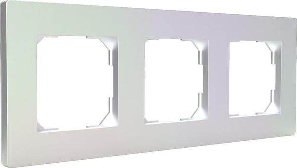 Изображение товара Рамка для выключателей и розеток Tokov Electric Pixel TKE-PX-RM3-C04 (перламутровый)