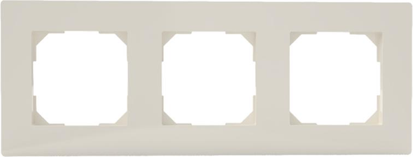 Изображение товара Рамка для выключателей и розеток Tokov Electric Pixel TKE-PX-RM3-C02 (бежевый)