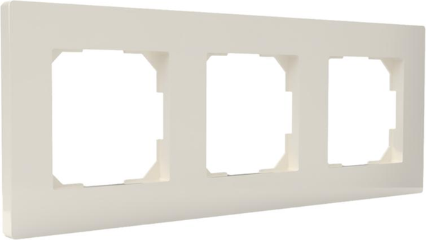 Изображение товара Рамка для выключателей и розеток Tokov Electric Pixel TKE-PX-RM3-C02 (бежевый)