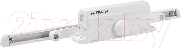 Изображение товара Доводчик с каналом скольжения Нора-М Isparus Slider 450 (белый)