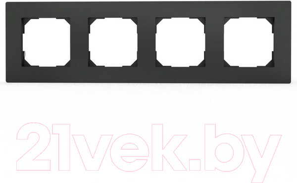 Изображение товара Рамка для выключателей и розеток Tokov Electric Pixel TKE-PX-RM4-C14 (карбон)