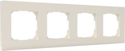 Изображение товара Рамка для выключателей и розеток Tokov Electric Pixel TKE-PX-RM4-C02 (бежевый)