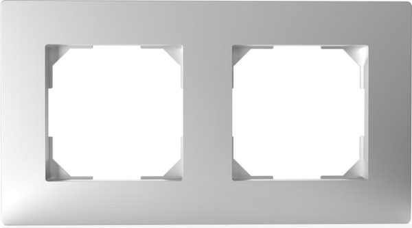 Изображение товара Рамка для выключателей и розеток Tokov Electric Pixel TKE-PX-RM2-C03 (алюминий)