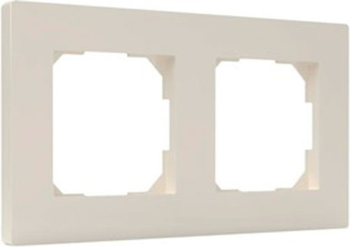 Изображение товара Рамка для выключателей и розеток Tokov Electric Pixel TKE-PX-RM2-C02 (бежевый)