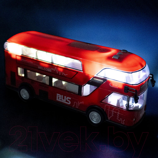 Изображение товара Автобус игрушечный Bondibon Двухэтажный / ВВ6081