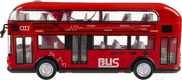 Изображение товара Автобус игрушечный Bondibon Двухэтажный / ВВ6081