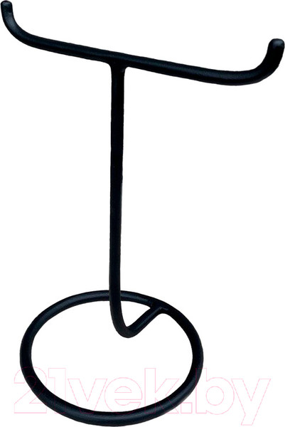 Изображение товара Подставка для типс ОМурМебель Металлическая на две стороны (черный)