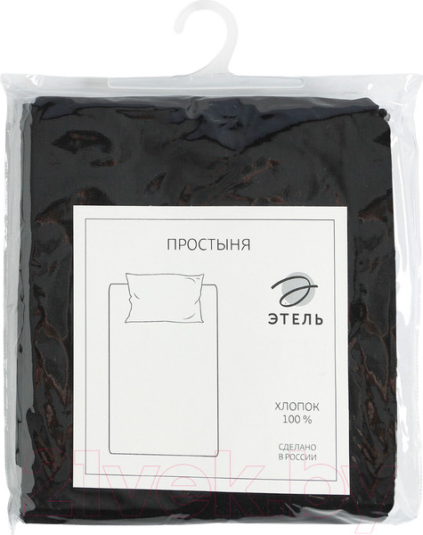 Изображение товара Простыня Этель 9241762 (черный)