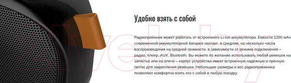 Изображение товара Радиоприемник Ritmix RPR-008 (черный)