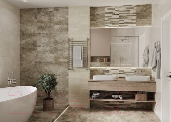 Изображение товара Плитка Beryoza Ceramica Onda (500x200, натуральный)