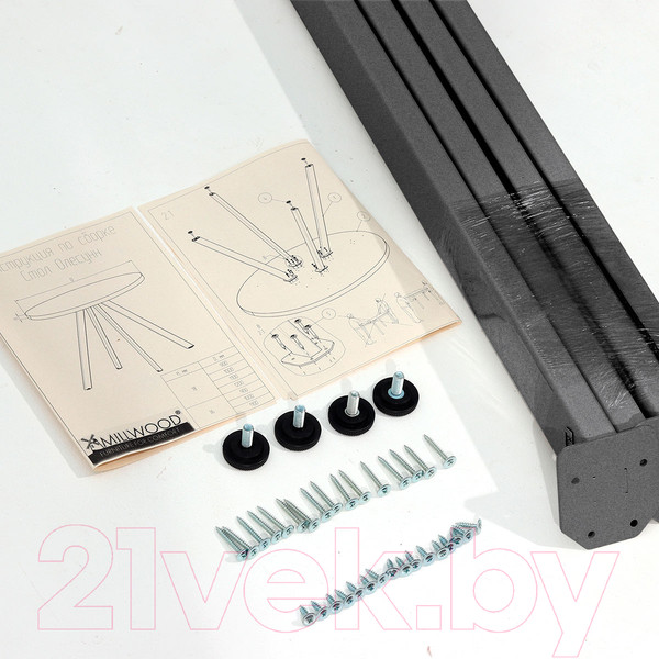 Изображение товара Подстолье Millwood Олесунн 30.3x56.3x72.2 / 49646_g_7 (графит)