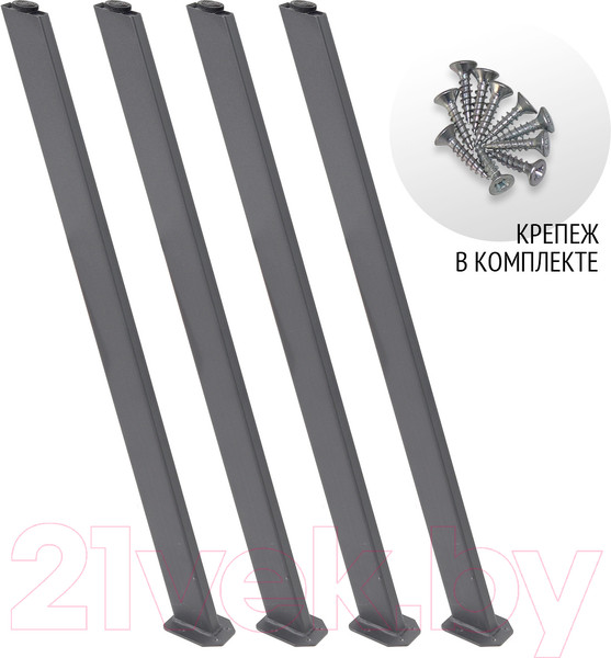 Изображение товара Подстолье Millwood Олесунн 30.3x56.3x72.2 / 49646_g_7 (графит)