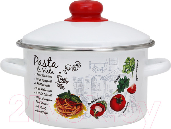 Изображение товара Кастрюля Эмаль Паста 01-1610/4М