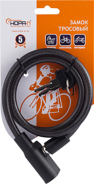Изображение товара Велозамок Нора-М №25 (ф8x800мм)