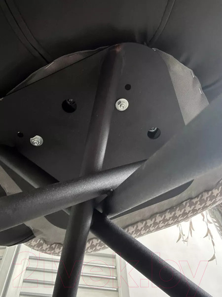 Изображение товара Стул M-City Лилу Данс поворотный / 480M05680 (уют грей клык/Orakul 998 темно-серый/черный)