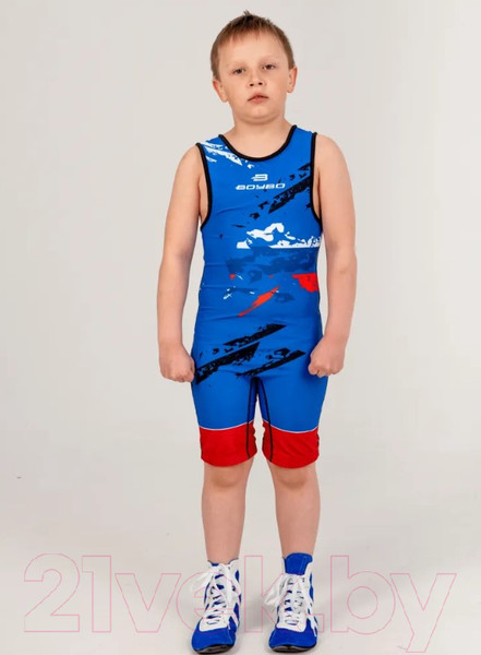 Изображение товара Трико для единоборств BoyBo Flag BT15 (XXXS, синий)