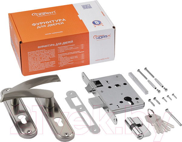 Изображение товара Замок врезной Нора-М 700А-55мм (матовый никель)