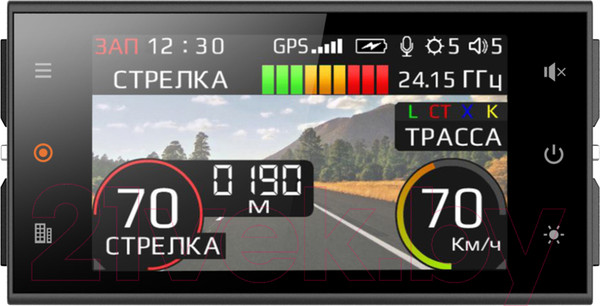 Изображение товара Автомобильный видеорегистратор SilverStone F1 Hybrid S-BOT Pro Wi-Fi