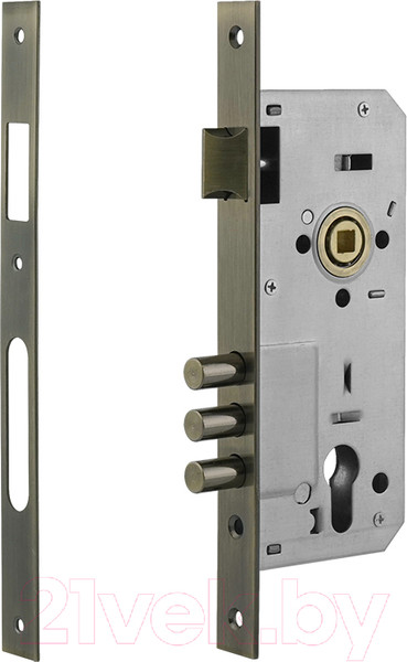 Изображение товара Корпус врезного замка Нора-М КЗВР-101 85мм (старая бронза)