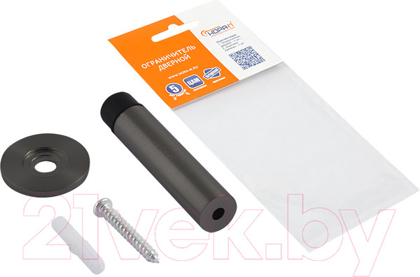 Изображение товара Ограничитель дверной Нора-М 121 / 19292 (графит)