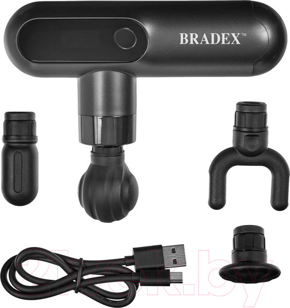 Изображение товара Массажный пистолет Bradex Мини Дельта / KZ 1425 (4 насадки)