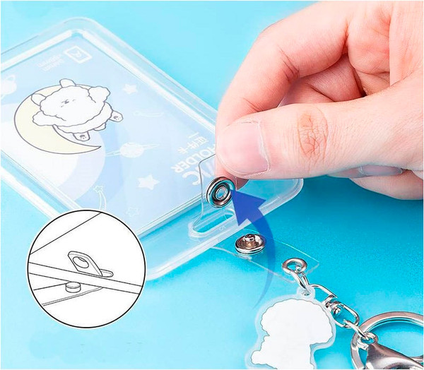 Изображение товара Бейдж Deli Holder / 64806 (прозрачный)