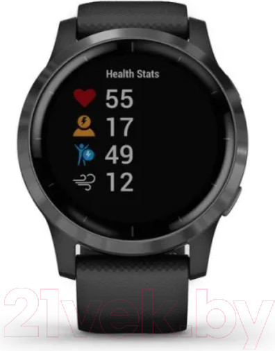 Изображение товара Умные часы Garmin Vivoactive 4 45mm / 010-02174-11 (Slate/Black)